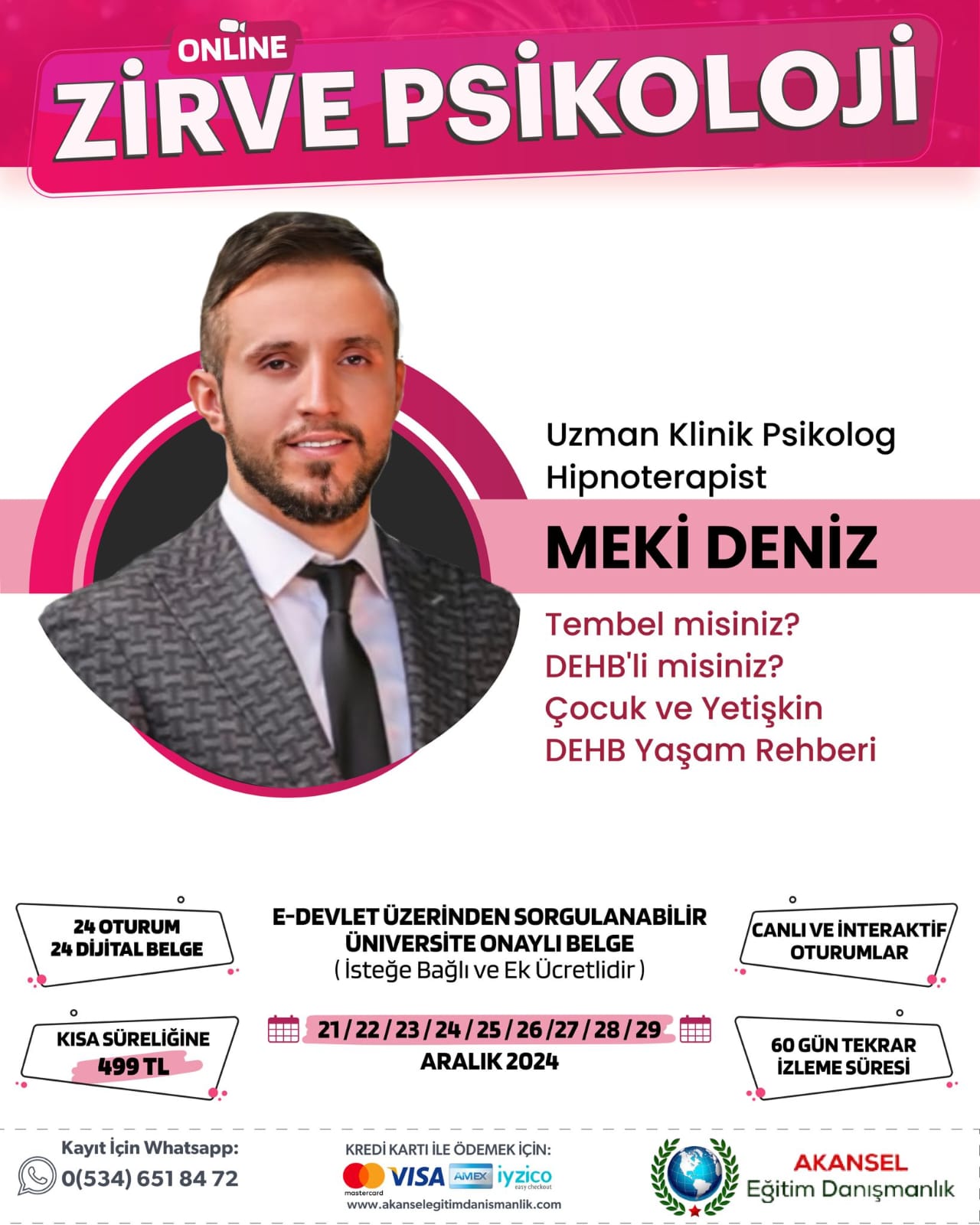 Meki Deniz — Aralık 2024 etkinlik oturumu
